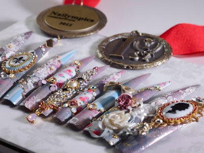 Christo Mans Nailympics Mixed Media&medals