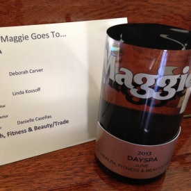 Best Health, Fitness & Beauty/Trade was the first of two Maggie Awards DAYSPA took home In April.