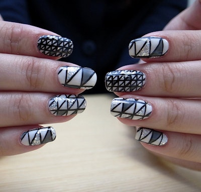 Nail Art How To: Geometric Stained Glass Nails