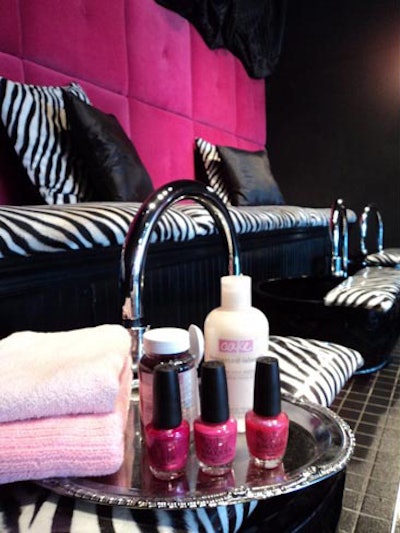 Ped Bench Candy Nail Bar