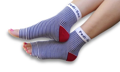 Pedi Sox Striped Blue Pedisox