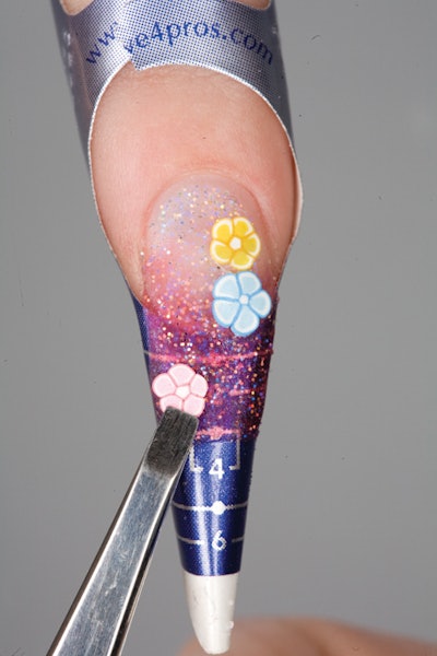 3 Placing Slice Fimo Canes