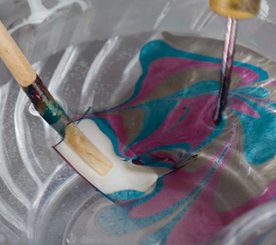 4 Dip Nail Marbelized