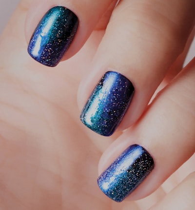 Nail Art Tutorial: Starry Night Nails