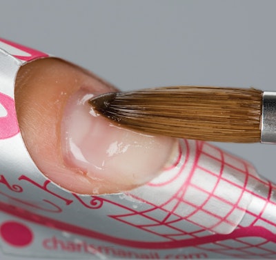 Step 1 Layer Of Acrylic Dried Flowers