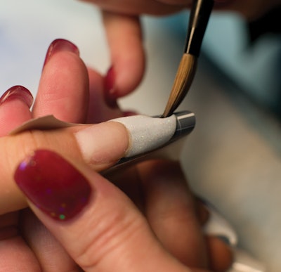 2 Applying White Acrylic