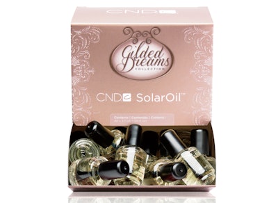 Cnd Gilded Dreams Solar Oil Mini Box Front