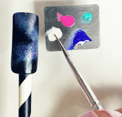 Galaxy Gel Nail Tutorial 5