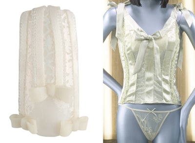 Yellow Ribbon Nail Lingerie