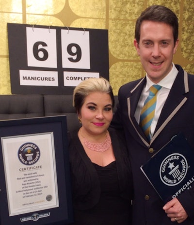 2 12 2014 Naja With Guinness World Record Representative Philip Robertson 1