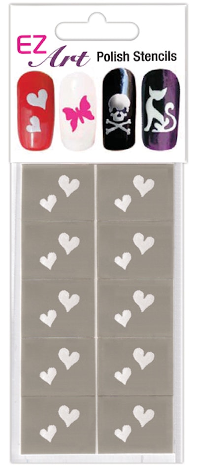 Ez Art Stencils Hearts