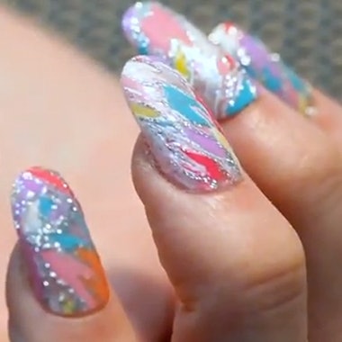 Abstract Nail Art