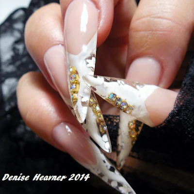 Christmas Snow Nail Tutorial