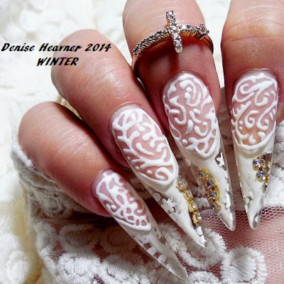 Christmas Snow Nail Tutorial