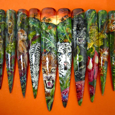 Gndaopen Flatnailart Open 3rd Stephypanghweihwei