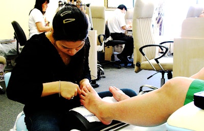 Pedicure Thick Nails