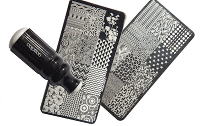 Caption Nail Art Screens Stamping