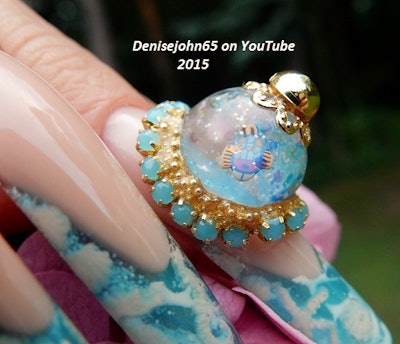 Water Globe Nails 072 1