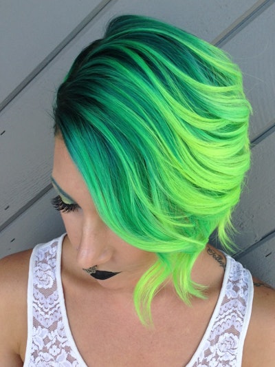 The 'after' look by Brandy Melching Image courtesy of PRAVANA