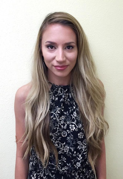The 'before' look by Erica Hardy-Knoop Image courtesy of PRAVANA
