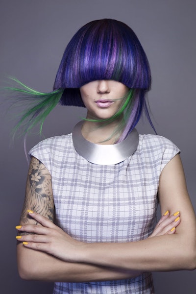 The 'after' look by Jessica Davis Image courtesy of PRAVANA