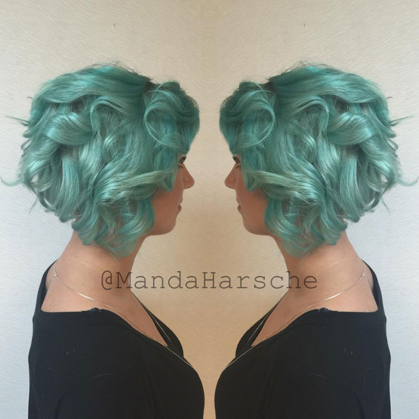 Hair Color How To: Magical Mint by Amanda Harsche | Beauty Launchpad