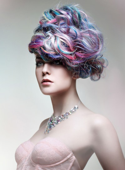 The 'after' look by Nicole Pede Image courtesy of PRAVANA