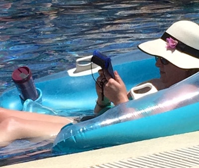 Christy_Reading_In_The_Pool