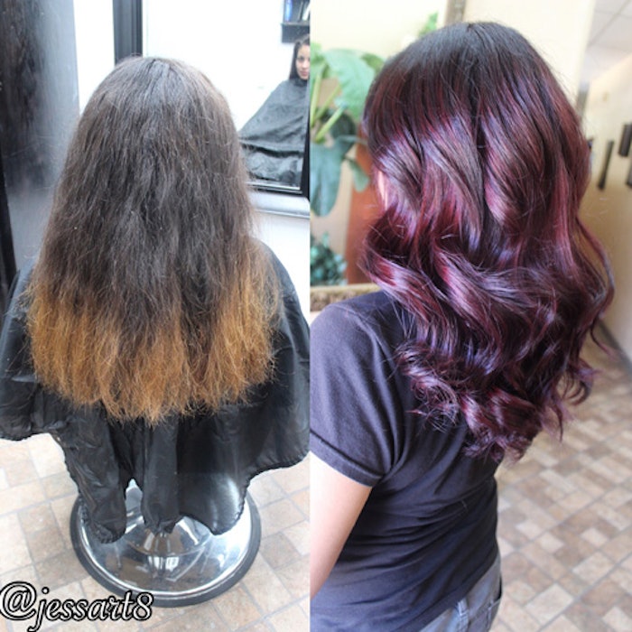 Hair Color How To: Perfect Plum by Jesse Vera | Beauty Launchpad Hair Color How To: Perfect Plum by Jesse Vera | Beauty Launchpad