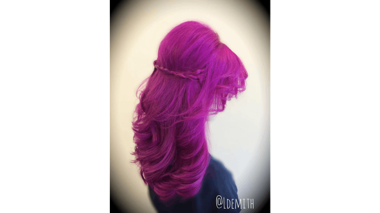 Hair Color How To: Wild Magenta Orchid by Lindsey DeMith | Beauty Launchpad