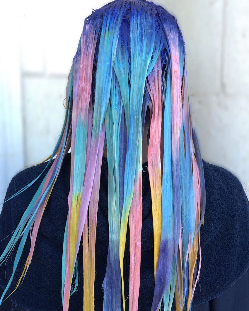 Haircolor How To: Rainbow Candy Cane by Shelley Gregory | Beauty Launchpad Haircolor How To: Rainbow Candy Cane by Shelley Gregory | Beauty Launchpad