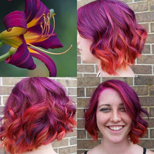 Hair Color How To: Fuchsia Flower by Amber Kelley | Beauty Launchpad