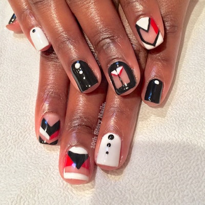 10thstorynails Negative Space Nails