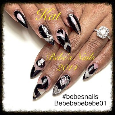 Bebebebebebe01 Negative Space Nails