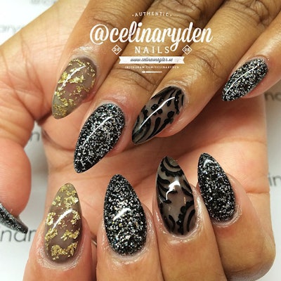 Celinaryden Negative Space Nails