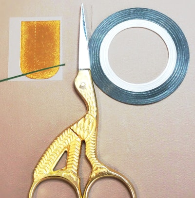 Christmas Tree Easy Nails Striping Tape 4