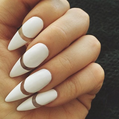 Harmonynailsalon Negative Space Nails