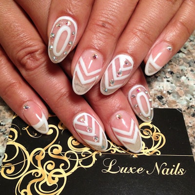 Luxenails215 Negative Space Nails