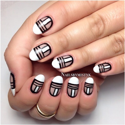 Nailsbymistyk Negative Space Nails