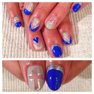 Superflynails Negative Space Nails
