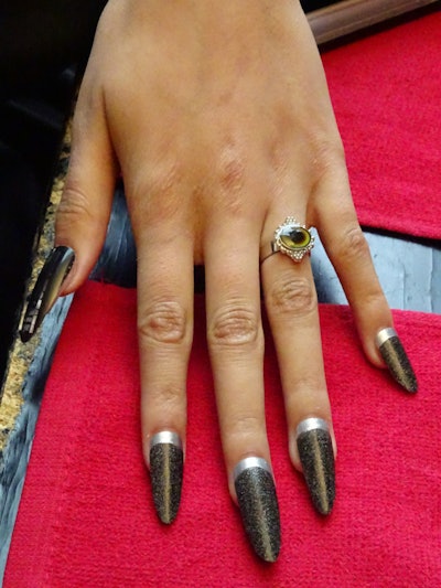 Golden Jerome Nails