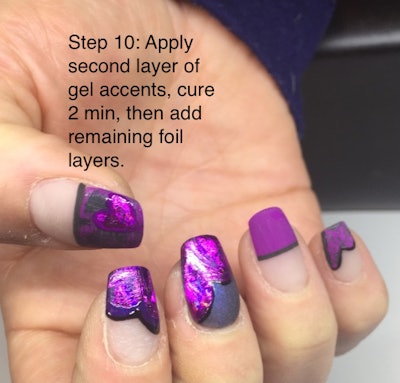 Hearts and Foils Step 10 by She Roxx Nailz