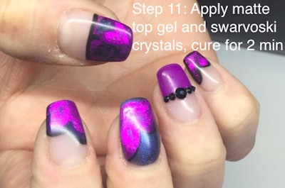 Hearts and Foils Step 11 by She Roxx Nailz