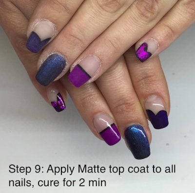 Hearts and Foils Step 9 by She Roxx Nailz