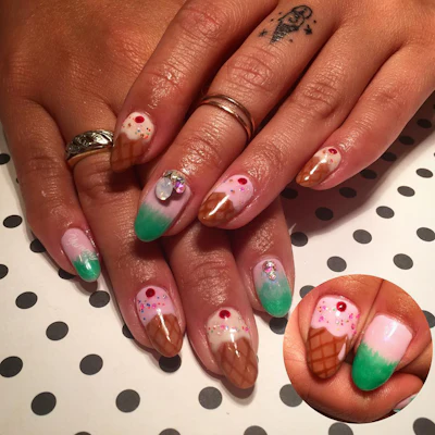 Ice Cream, You Scream @nailsbylegs
