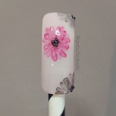 Nail Art Tutorial: Watercolor Flowers