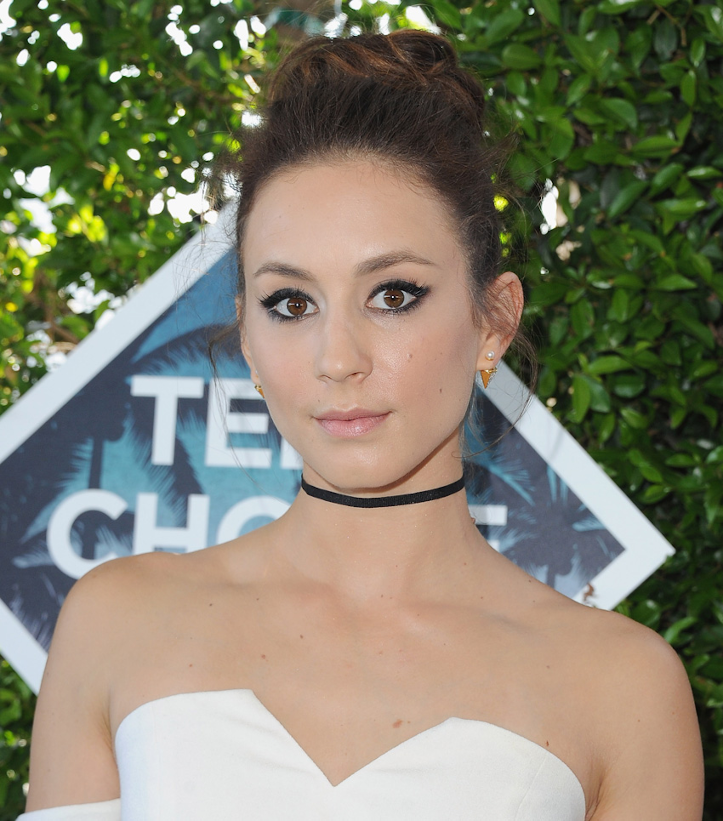 Get the Look: Troian Bellisario's Messy Topknot | Beauty Launchpad