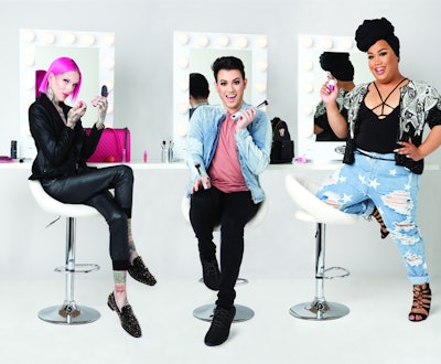 Jeffree Star, Manny MUA and Patrick Starrr