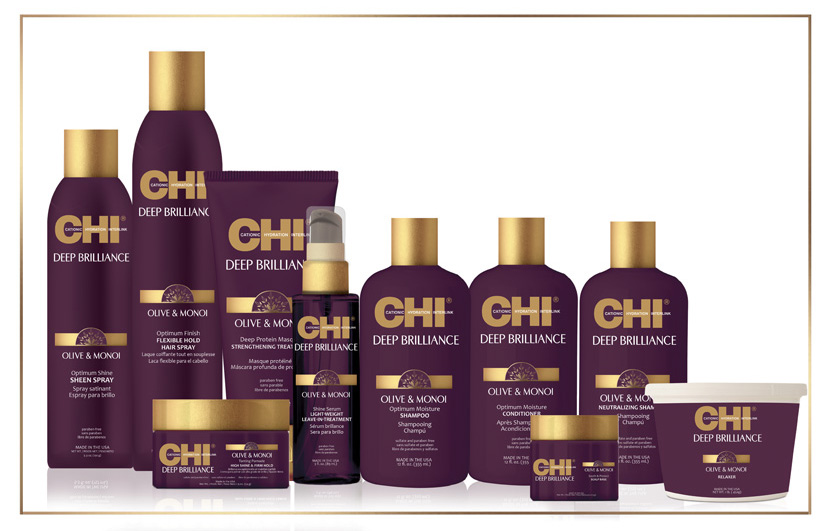 Farouk Systems Launches New Chi Deep Brilliance Olive Monoi Line Beauty Launchpad