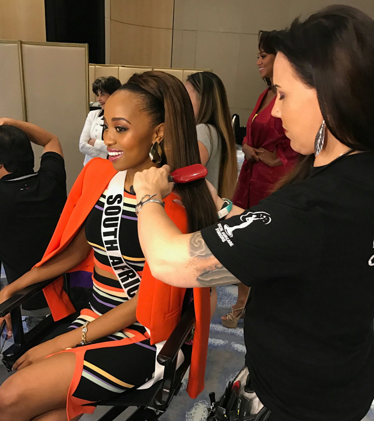 Go Behind the Scenes at the Miss Universe Pageant Beauty Launchpad
